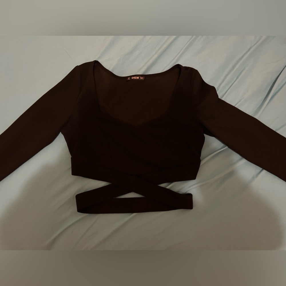 Black crop top